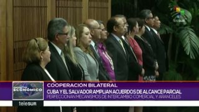 Cuba y El Salvador perfeccionan mecanismos de intercambio comercial