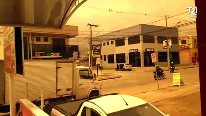 Bandidos tocam o terror em um assalto a Caixa Econômica