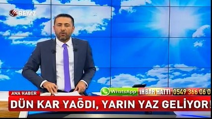 Dün kar yağdı, yarın yaz geliyor!
