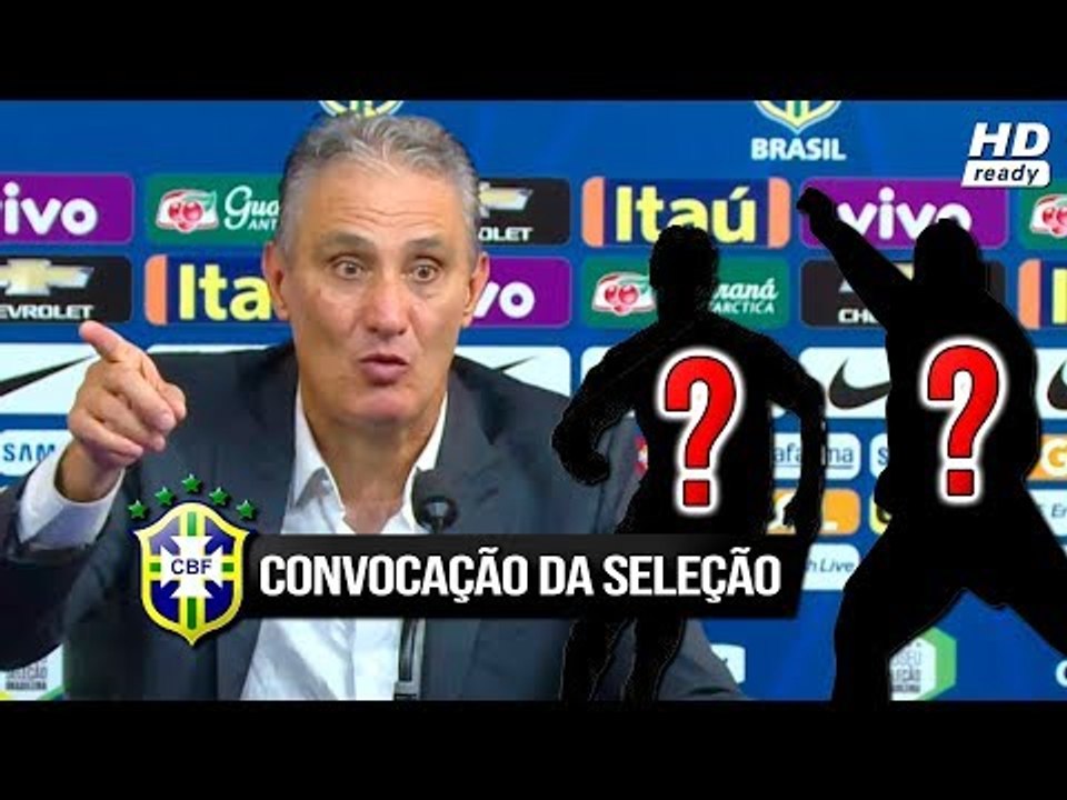 OLHA QUEM O TITE CONVOCOU PARA OS AMISTOSOS CONTRA URUGUAI E CAMARÕES (26/10/2018)