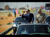 الرئيس السيسي يتفقد إحدى تشكيلات الجيش الثالث الميداني ووزير الدفاع يوجه رسالة نارية لأعداء مصر