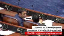VMRO-ja të hënën dorëzon Ligjin për amnisti