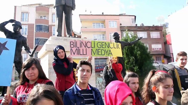 Lise öğrencilerinden 'Bilinçli Gençlik, Milli Medya' projesi - SAMSUN