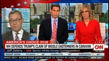 White House defends Donald Trump's claim of middle Easterners in Caravan. #News #DonaldTrump #CNN #Mexico #WhiteHouse