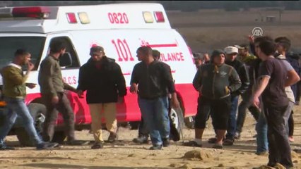 Gazze sınırındaki 'Büyük Dönüş Yürüyüşü' gösterileri 31'inci cumasında (3) - HAN YUNUS