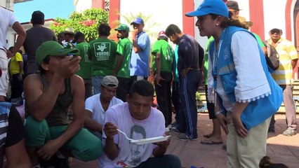 Malgré la fatigue, la caravane poursuit son périple au Mexique