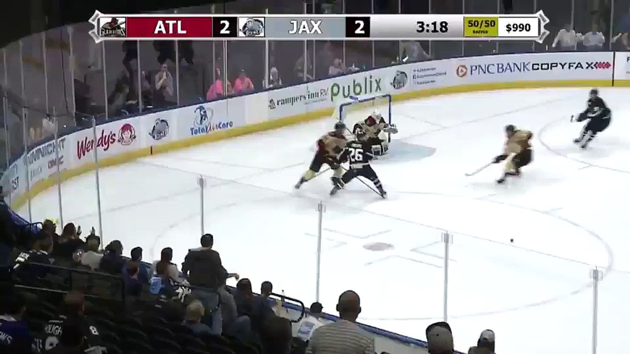 ECHL Atlanta Gladiators 2 at Jacksonville Icemen 3