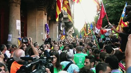 Documental “20-S” sobre la movilización ante la Conselleria d’Economia en Barcelona