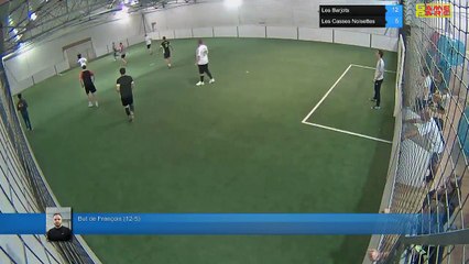 But de François  (12-5) - Les Barjots Vs Les Casses Noisettes - 25/10/18 21:00 - LIGUE 5