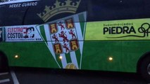 Sporting de Gijón - Córdoba: Llegada del conjunto andaluz al Molinón