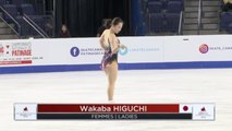 樋口新葉 Wakaba Higuchi SP「エナージア」公式練習 warm up グランプリシリーズ 2018 第2戦 カナダ大会 Skate Canada 2018