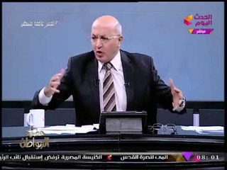 "سيد علي "يصاب بنوبة غضب عارمة بسبب رد فعل "عمرو أديب" أثناء مداخلة زوجة "حبيب العادلي"