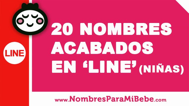 20 nombres para niñas terminados en LINE - los mejores nombres de bebé - nombresparamibebe.com