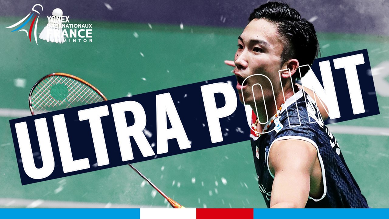 YONEX IFB - 1/4 - Le magnifique point entre Kento Momota et Kidambi Srikanth