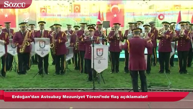 Erdoğan’dan Astsubay Mezuniyet Töreni’nde flaş açıklamalar!