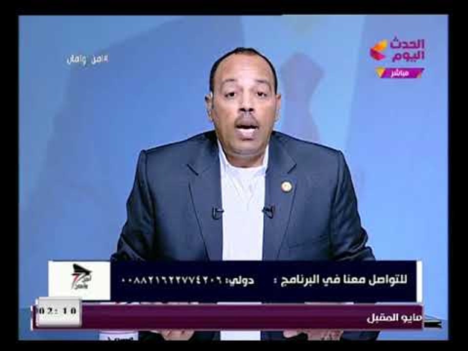مذيع الحدث يستعرض انجازات الرئيس السيسي واهم المشروعات فى عهده