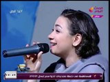 جنة الجندي نجمة ذا فويس كيدز تطرب #مذيعة_الحدث بغناء 