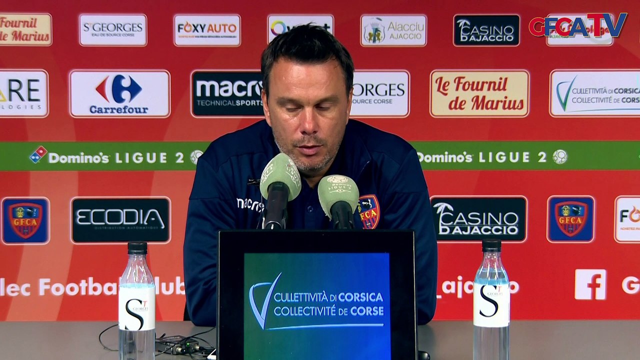 La réaction d'Hervé Della Maggiore après Gazélec Ajaccio / AS Béziers (0-1)