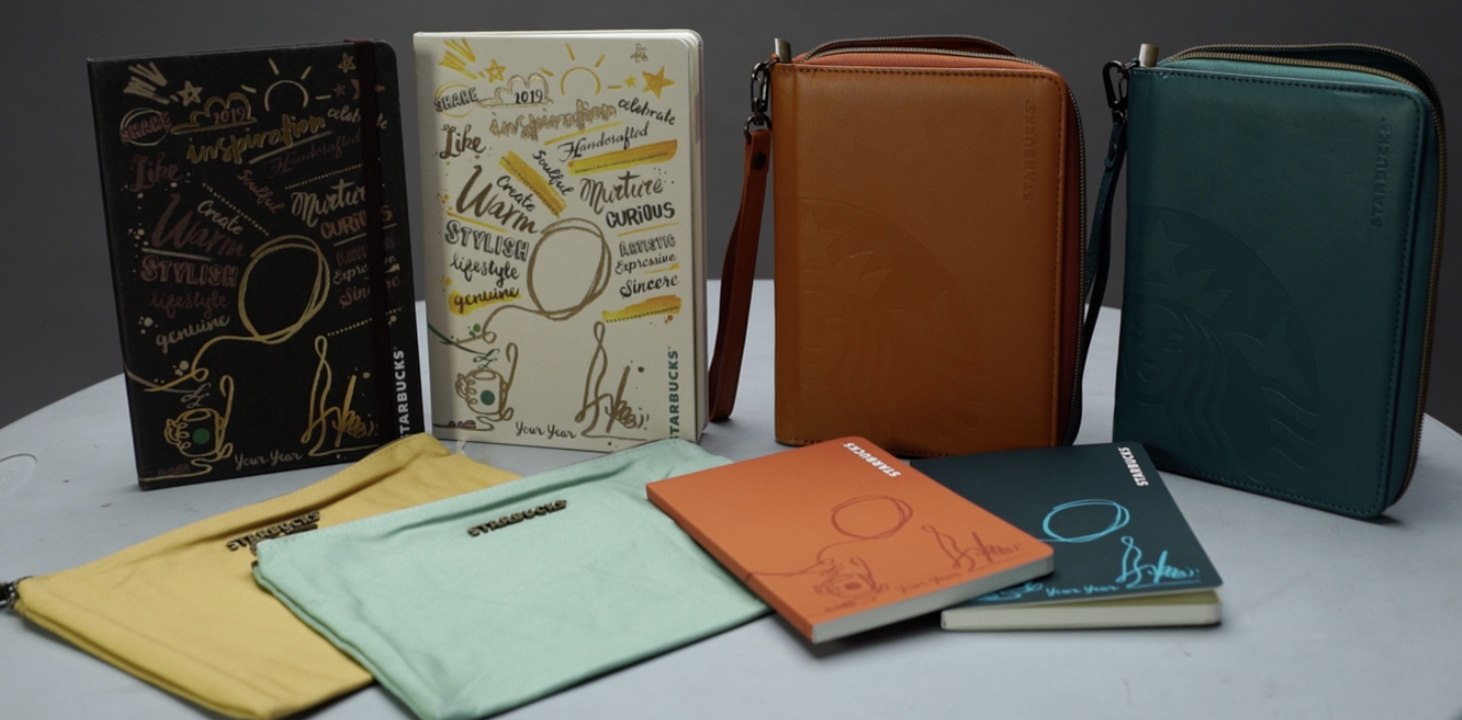 WATCH: The Starbucks 2019 planner and travel or...