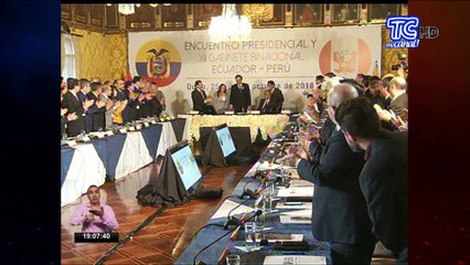 Encuentro presidencial Perú-Ecuador
