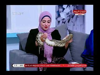 شاهد حالة فزع ورعب داخل استوديو الحدث بعد ظهور حيوانات مفترسة به