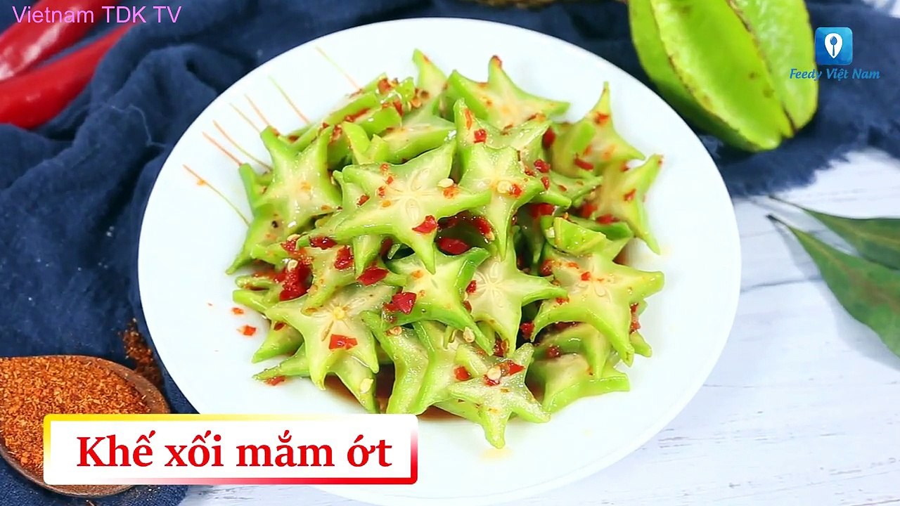 Hướng dẫn cách làm món KHẾ XỐI MẮM ỚT | Vietnam TDK TV