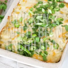 Chicken and White Bean Enchiladas with Salsa Verde