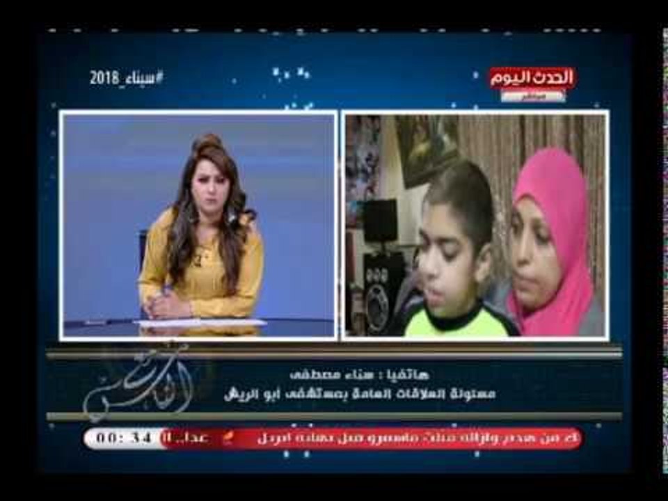 والدة ضحية اهمال طبي بمتشفى ابو الريش تنفعل على مسئولة بالمستشفي  وتنهار لتدهور حالة الطفل
