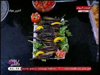 كلام هوانم مع عبير الشيخ| مع الشيف دينا وعمل طاجن خضار باللحمة بالعجين وفتة شاورمة 5-5-2018