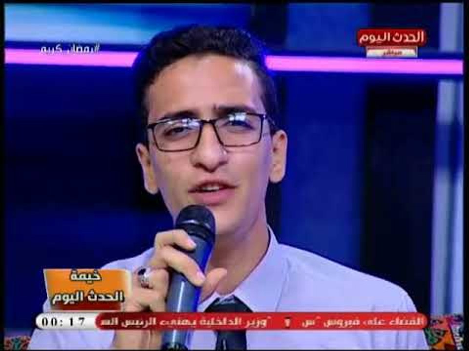 المنشد الدينى " محمود رزق " ينشد ابتهال رائع لسيد النقشبندي " مولاي إني ببابك قد بسطت يدي "