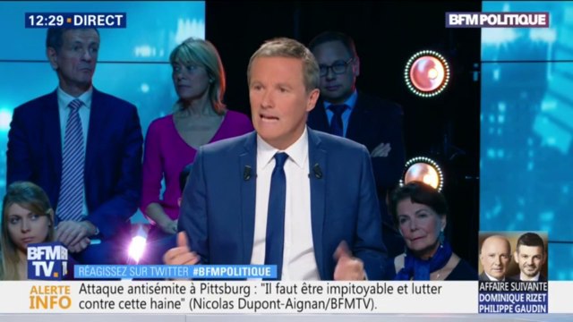 Union pour les européennes: Nicolas Dupont-Aignan pense que Marine Le Pen réfléchit sans doute