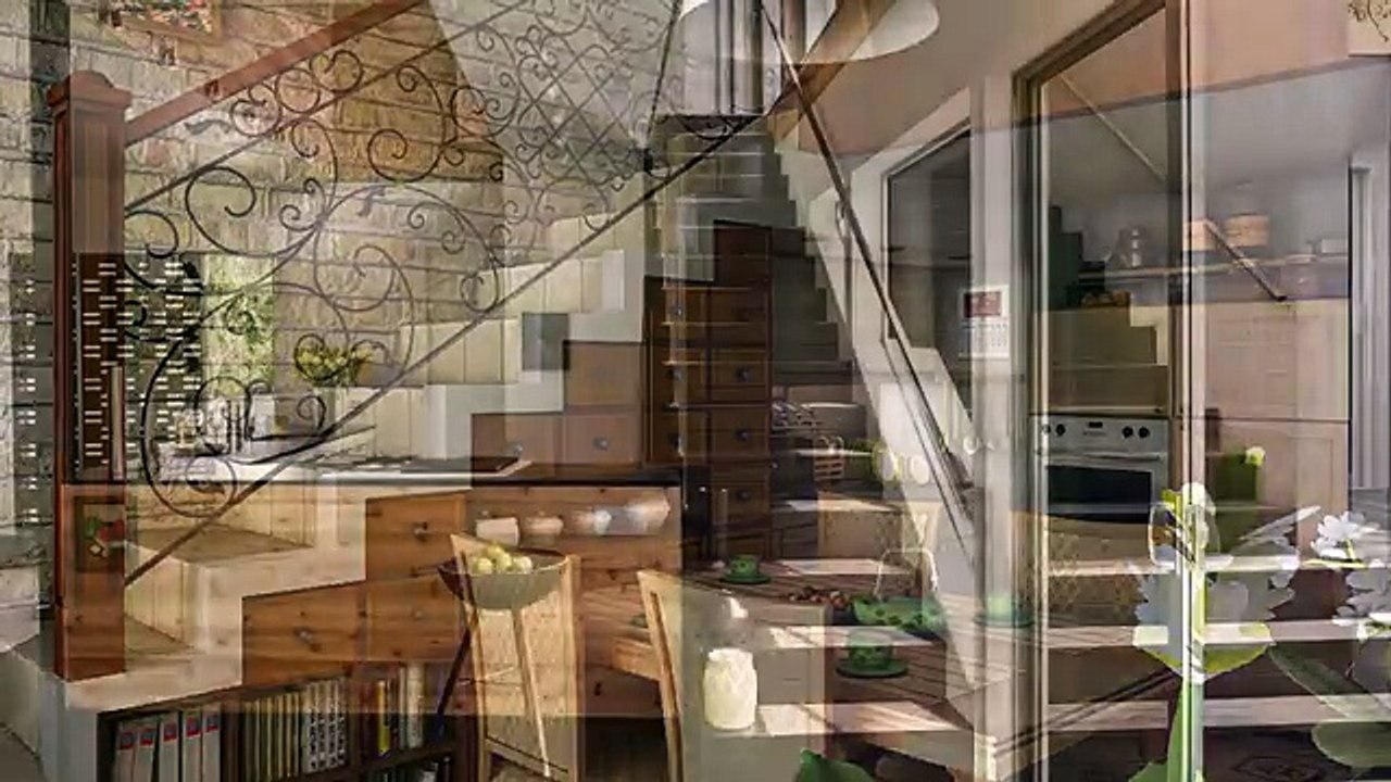 Home Style Ideas  & Organization of space under the stairs - Modern kitchen