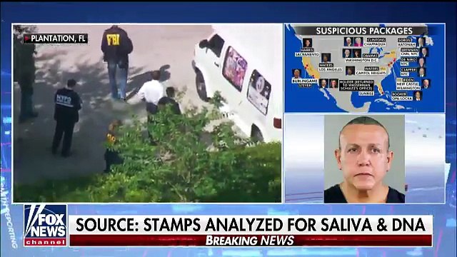 Lettres piégées aux Etats-Unis: Regardez la camionnette de l'homme arrêtée hier, recouverte d'autocollants pro-Trump