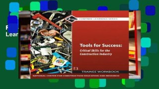 Review  Tools for Success Workbook (Contren Learning)