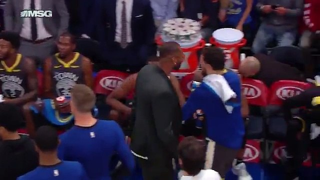 Boogie got ejected from the bench