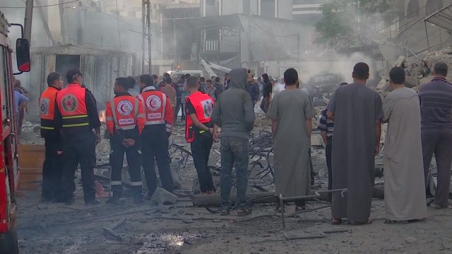 이스라엘, 가자지구 하마스 지휘부 공습 / YTN