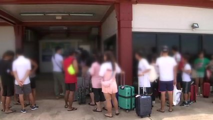 사이판 고립 관광객 귀국행 본격 시작 / YTN