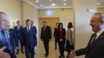 Dışişleri Bakanı Mevlüt Çavuşoğlu, Rus mevkidaşı Sergey Lavrov ile bir araya geldi