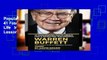 Popular Warren Buffett - 41 Fascinating Facts about Life   Investing Philosophy: The Lessons From