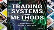 Best product  Trading Systems and Methods: + Website (Wiley Trading)