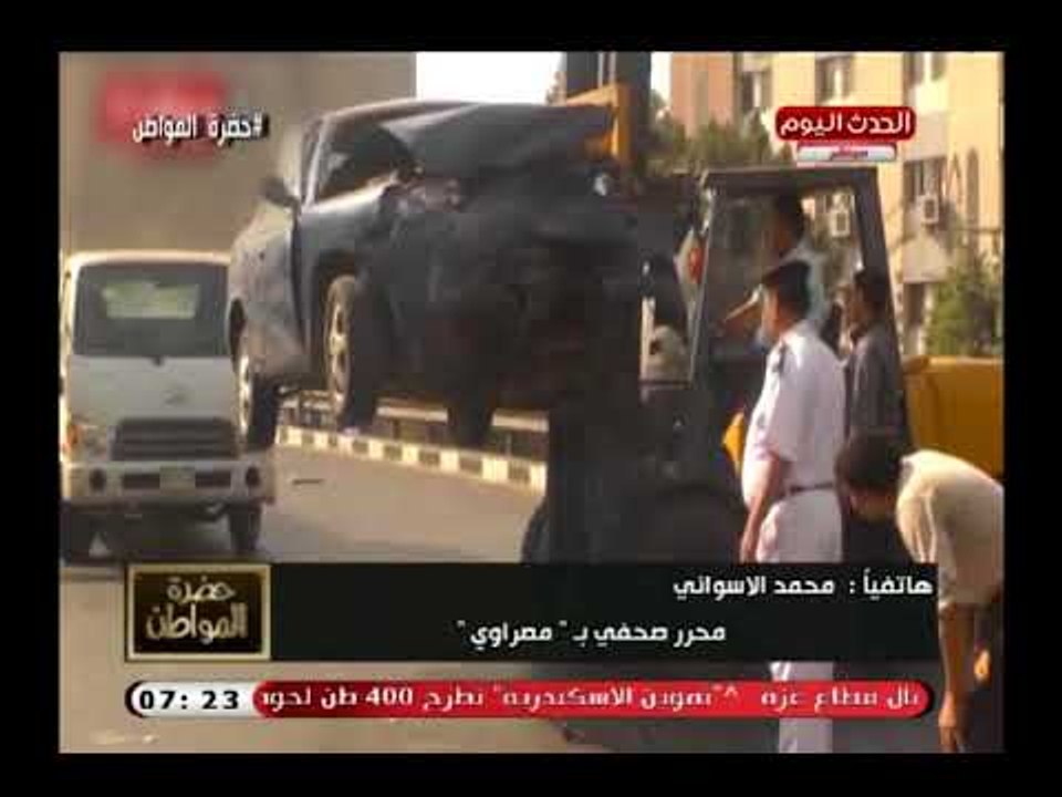 محرر صحفي يكشف كارثة في حادثة انفجار سيارة بمنطقة الدقي ويعلق: كاميرات المراقبة مش حل