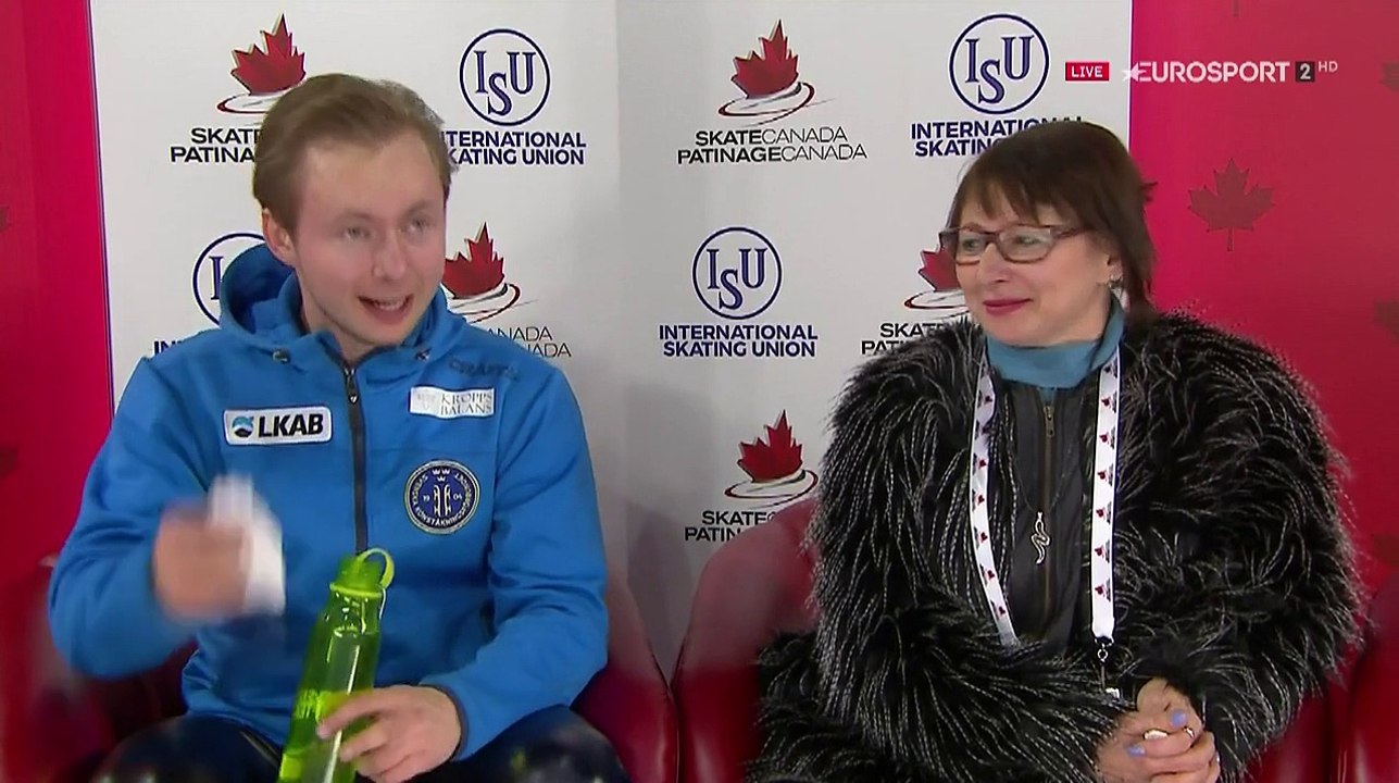 SC18 - Men SP - Commentators talk about under-rotation, steps before jumps, flip & lutz, goe, poor take-off etc (ESP ITA) ENG SUB