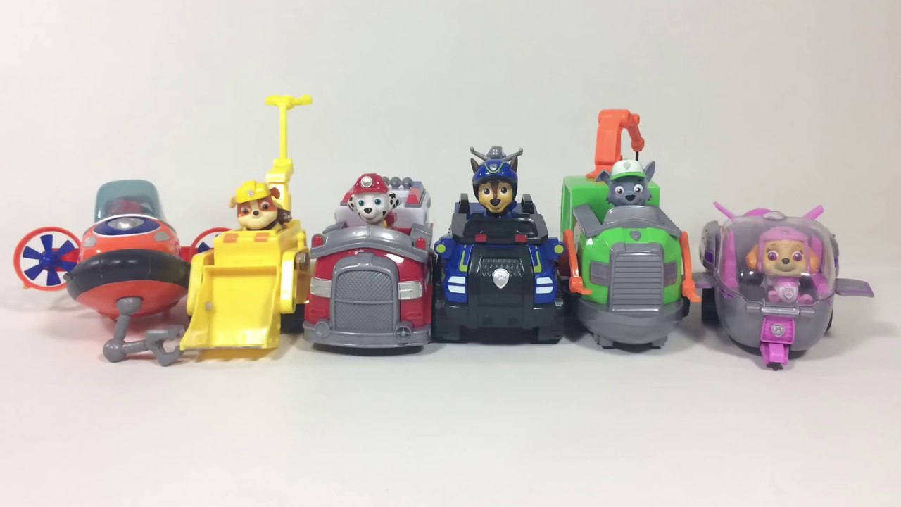  Paw Patrol Special Vehicles Spy Chase Rescue Marshall Rubble Rocky Skye Zuma || Keith's Toy Box