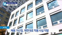 [단독]채용 공고와 달라…제멋대로 가산점 적용