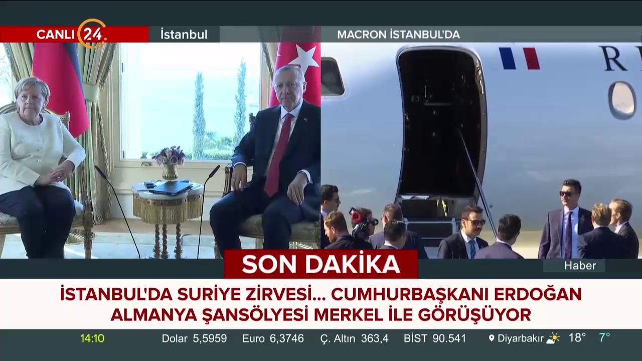 Fransa Cumhurbaşkanı Macron İstanbul'da
