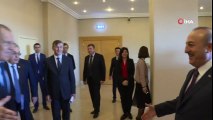 Dışişleri Bakanı Mevlüt Çavuşoğlu, Rus Mevkidaşı Sergey Lavrov İle Bir Araya Geldi