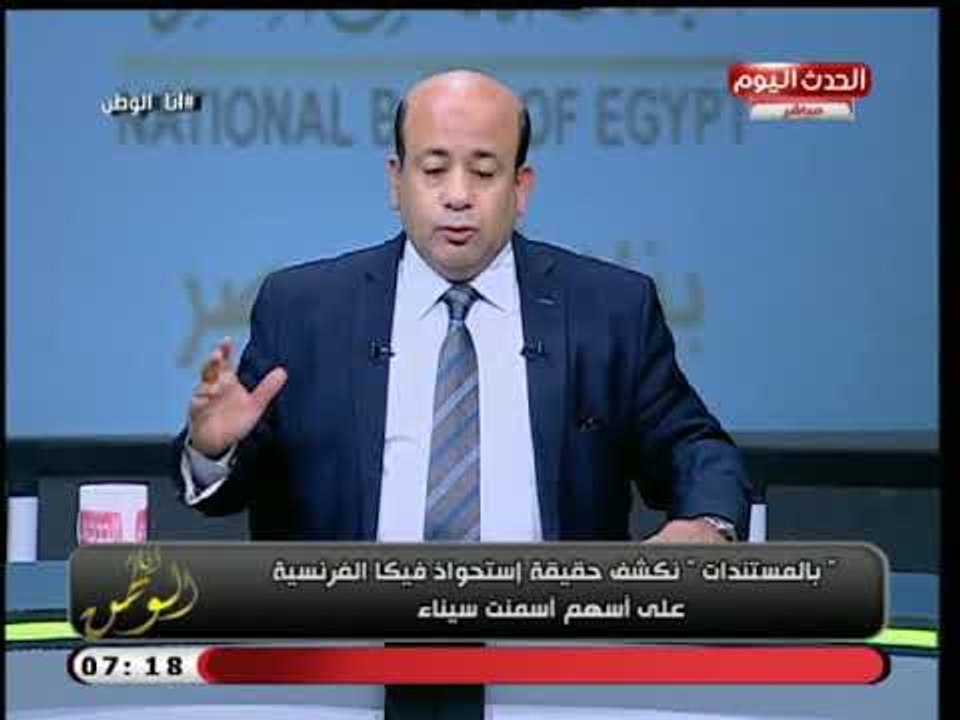 أيسر الحامدي يهدد شركة "فيكا" الفرنسية بفضح المستور وكشف علاقتها بالإخوان واستحواذها ع أسمنت سيناء