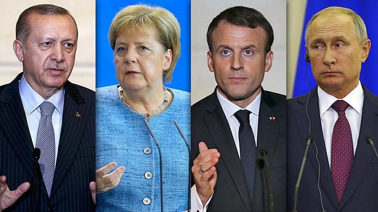 Siria: vertice in Turchia tra Merkel, Putin, Macron ed Erdogan