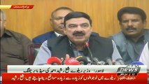 Railway Minister Sheikh Rasheed press conference - 27th October 2018