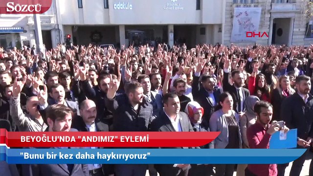 Ülkü Ocakları Taksim’de andımızı okudu